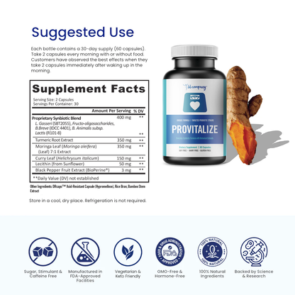Provitalize |Best Natural Menopause Probiotic